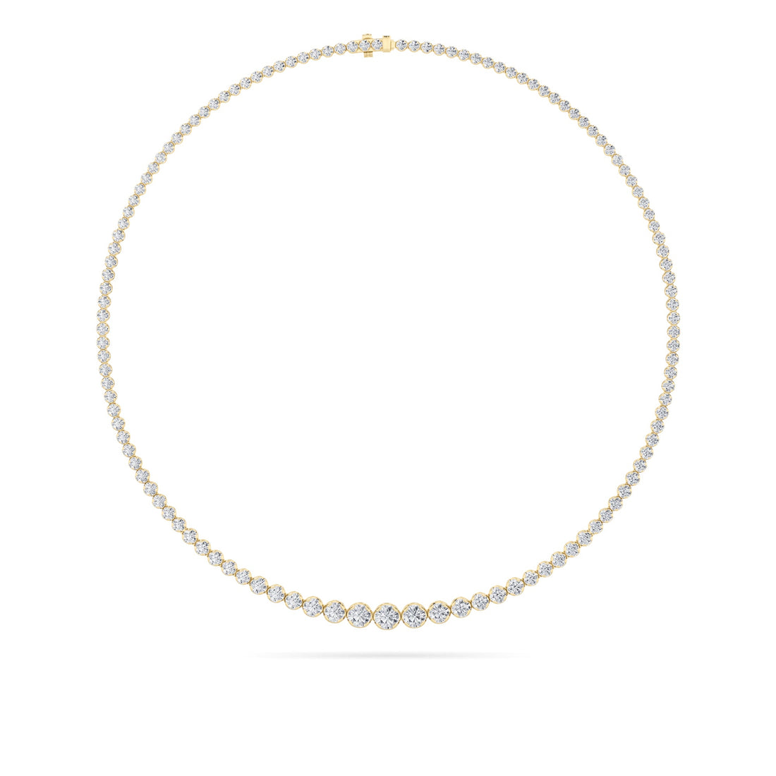 14K Yellow Gold Lab Diamond Pendant 15.5ctw F+ VVS+