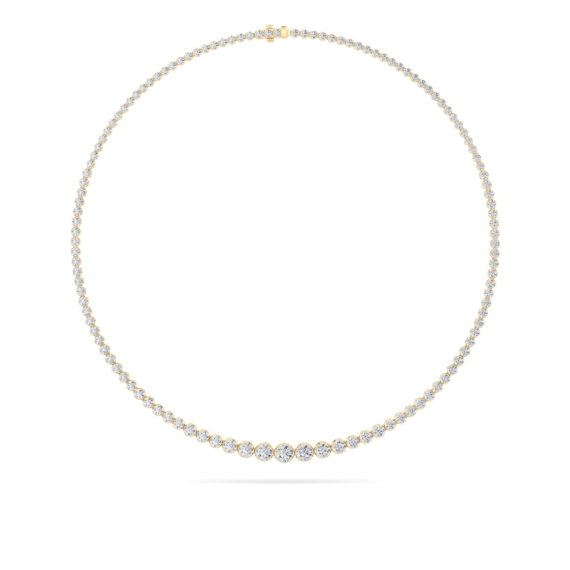 14K Yellow Gold Lab Diamond Pendant 15.5ctw F+ VVS+