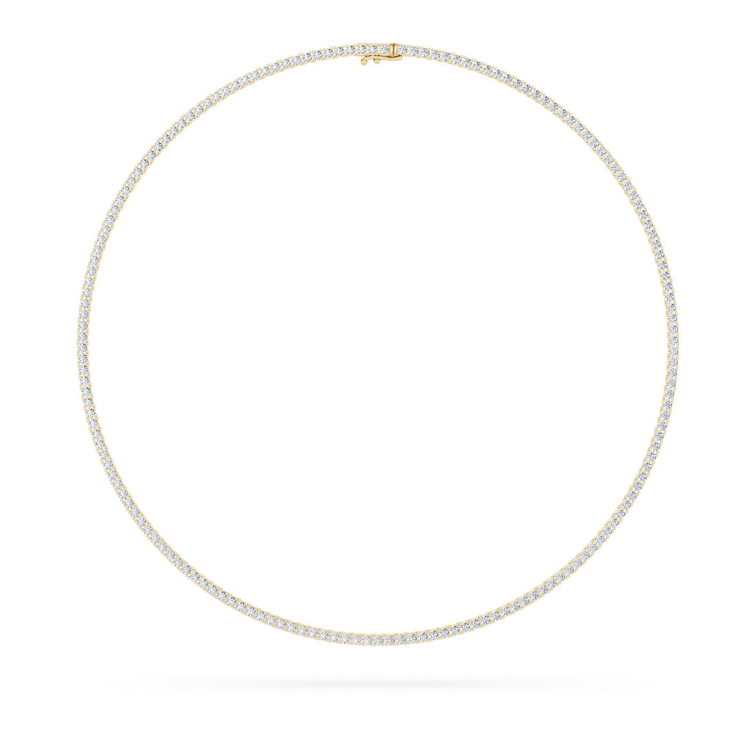14K Yellow Gold 24ctw Lab Diamond Pendant Necklace
