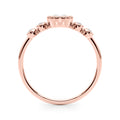 LAB GROWN DIAMOND 5 STONE FASHION RING WITH OVAL CENTER