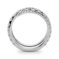 LAB GROWN DIAMOND SPLIT SHANK SWIRL BAND